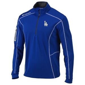 NWOT! Los Angeles Dodgers Columbia Omni-Wick Quarter-Zip Pullover Men’s Large(L)